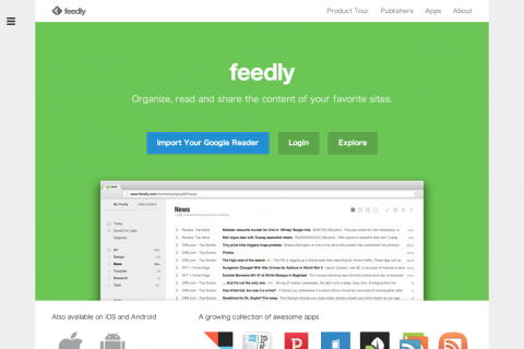 Feedlyの使い方 | Googleリーダーの代替におすすめRSSリーダー