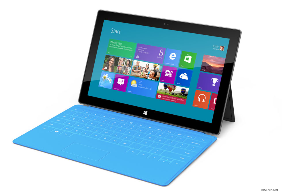 Microsoft 自社開発のタブレット「Surface」について