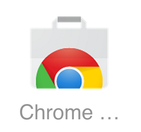Chrome Web Store のロゴが変わってるやーん。