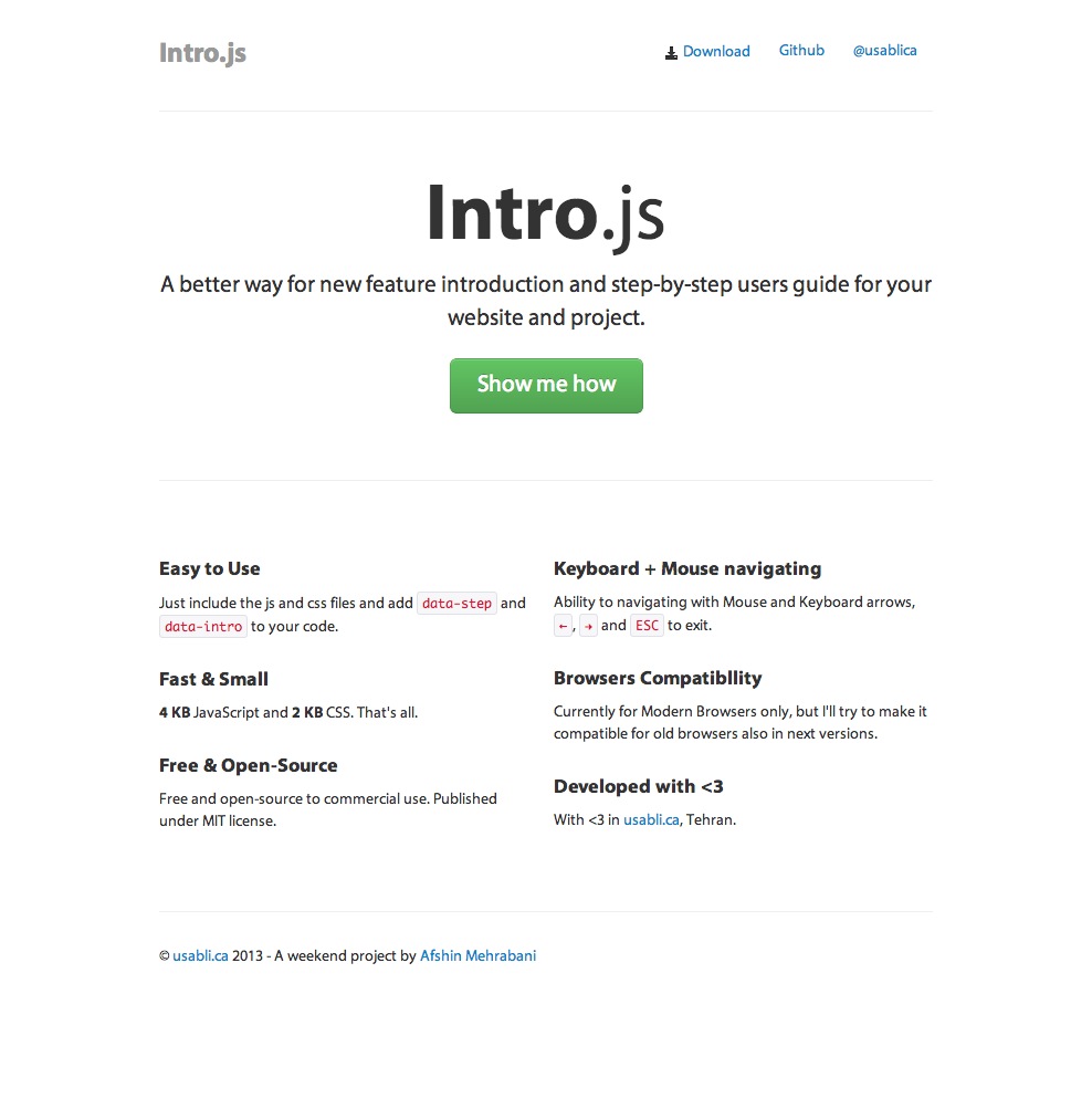 intro.js | 簡単にナビゲーションを実装できる素晴らしいjs
