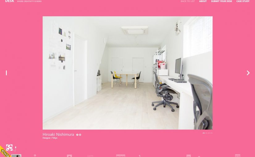 デザイナー Hiroaki Nishimura さんのDESK