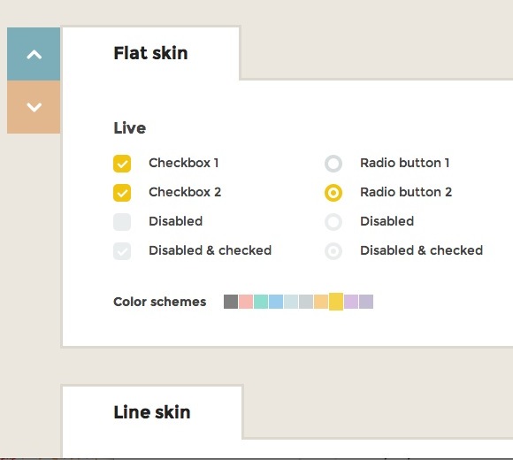 フォームをおしゃれに実装できる iCheck.js