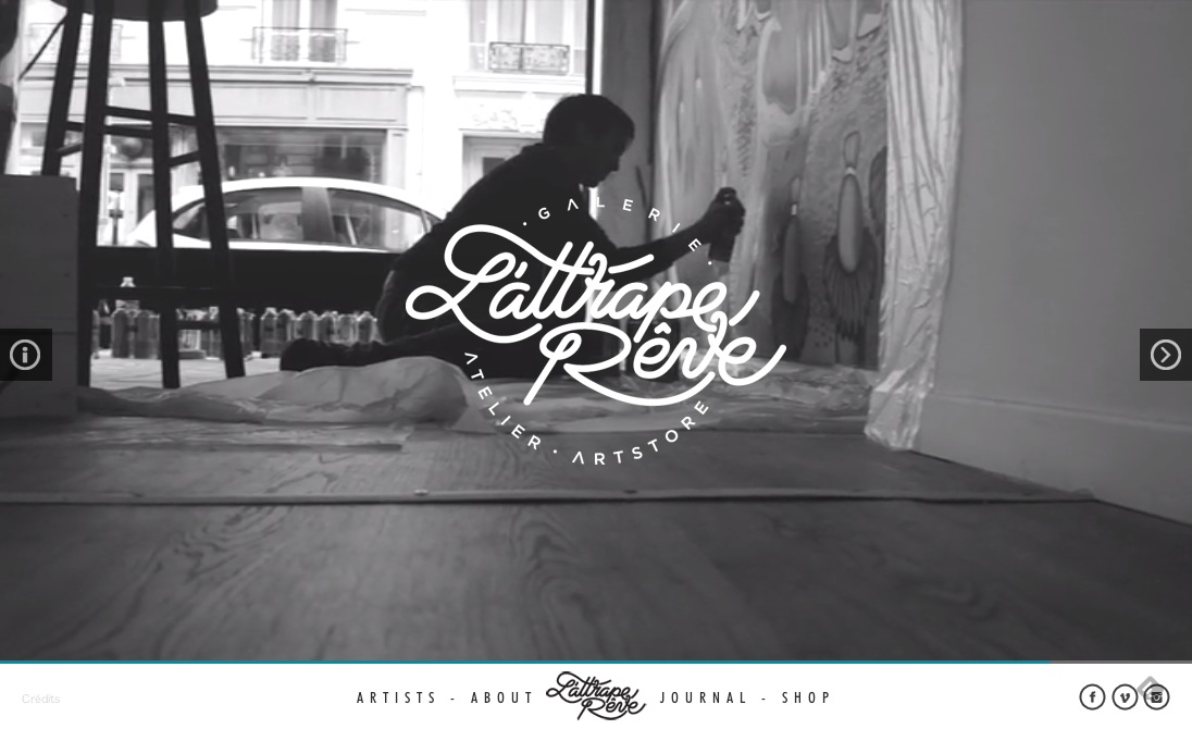 L attrape rêve | アトリエの公式サイト | イケてるサイトデザイン