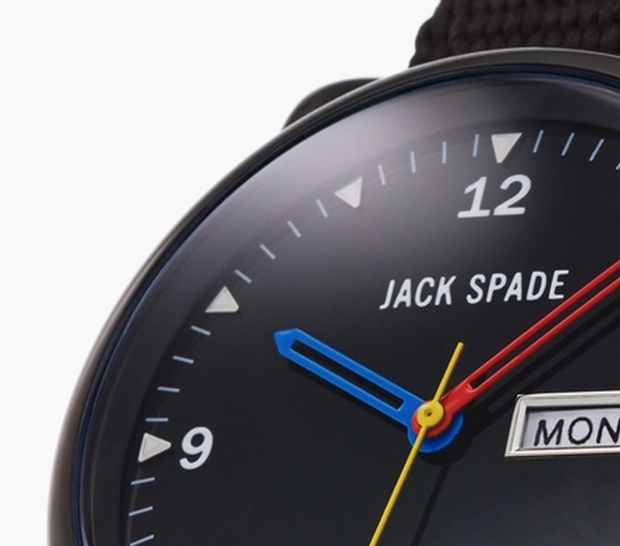 Jack Spade 可愛いミリタリー腕時計「38mm Watch Primary Hands」