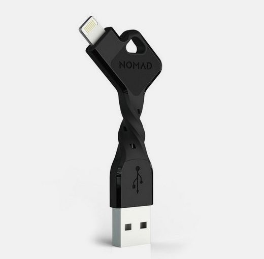 キーホルダーで持ち運べるLightning USBケーブル「ノマドキー」が便利