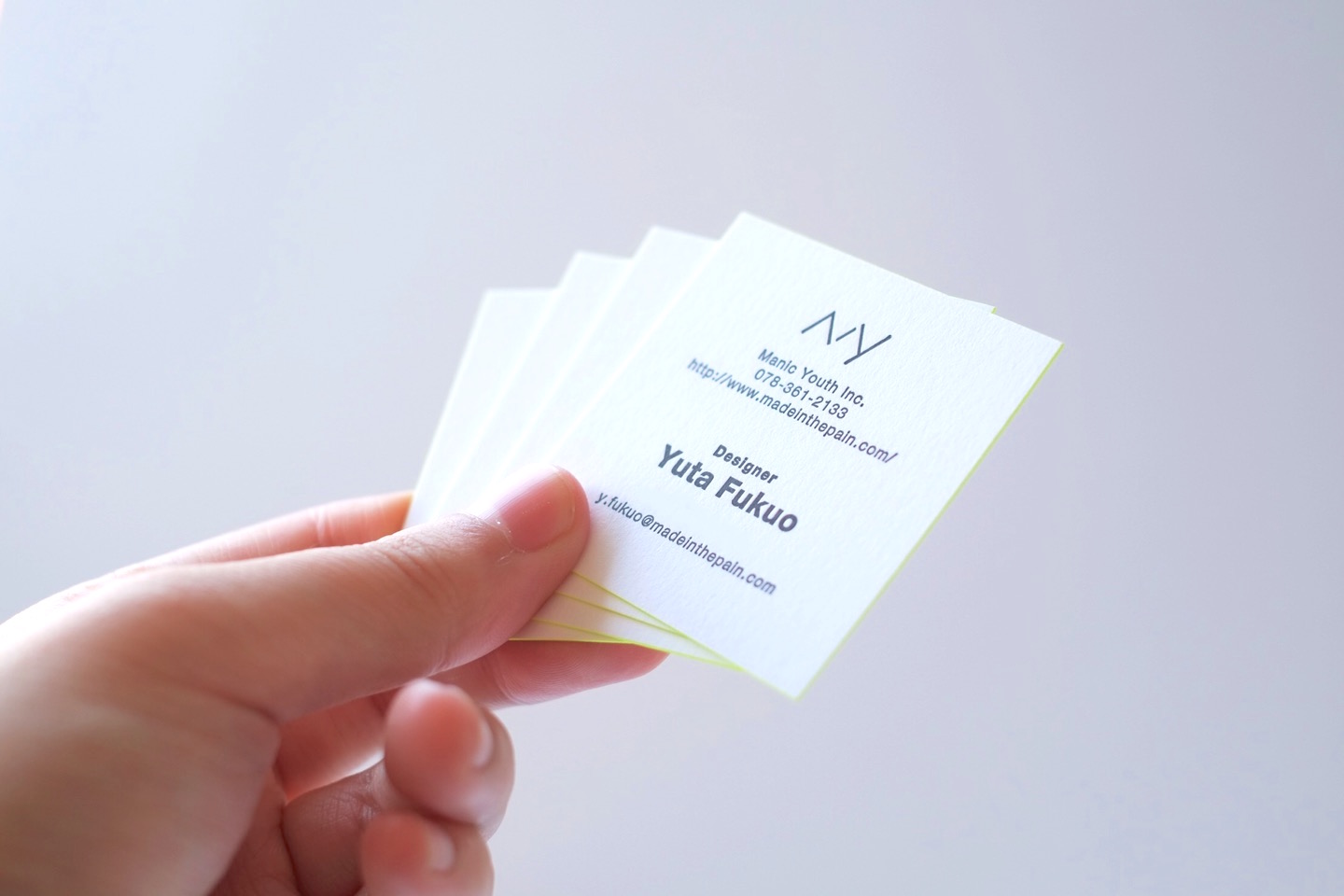 Manic Youth Inc. Business Card 2016